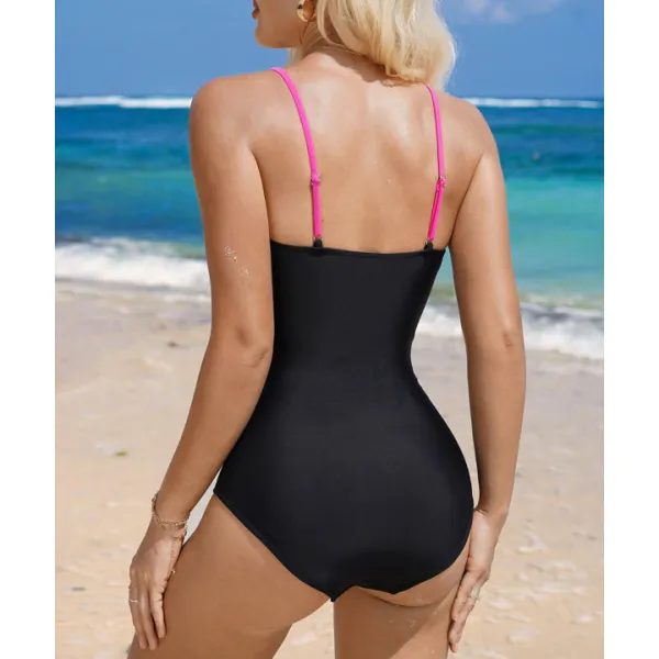 Women's Versatile Cutout One-Piece Swimsuit
