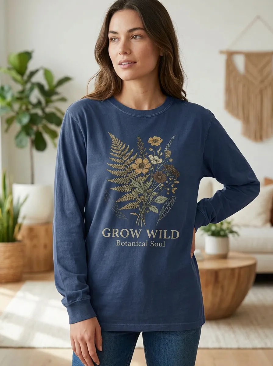 Nature Lover Grow T-Shirt Natural