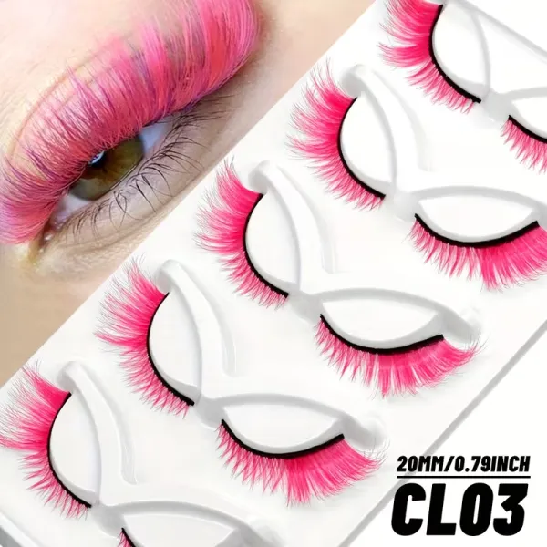 Eye-Catching Colored False Lashes