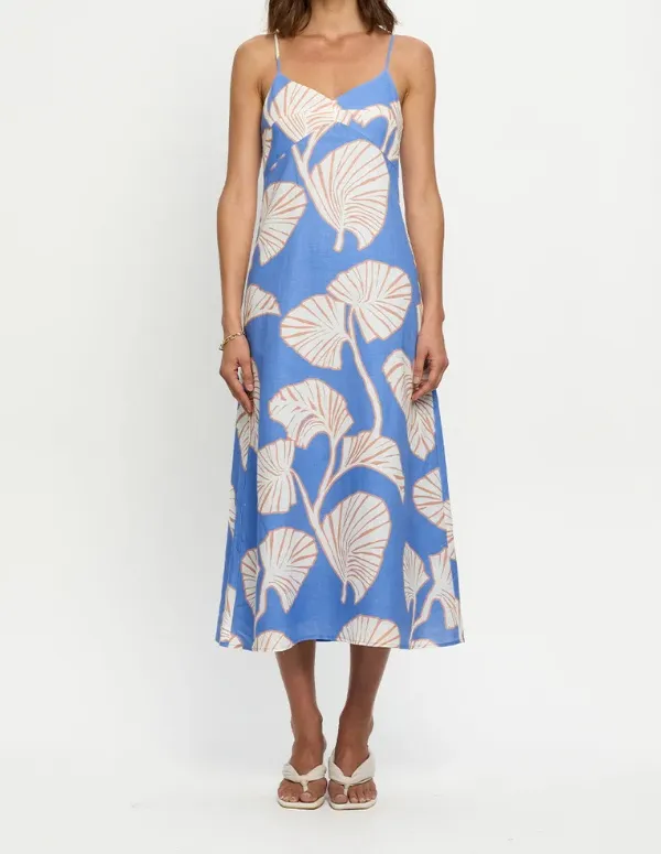 Printed Cami Midi Dress