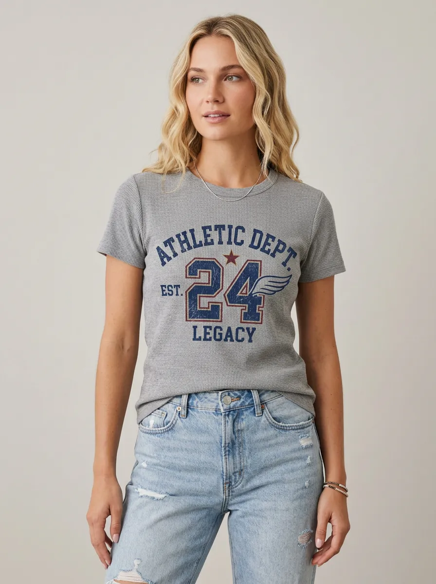 Women's Gridiron Ball Wing Crewneck T-Shirt