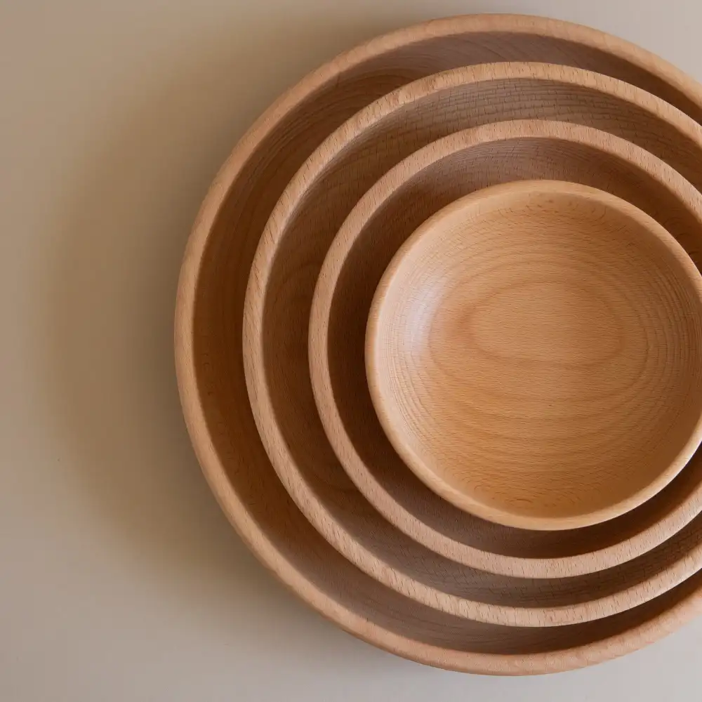 Beech Wood Serving Bowls