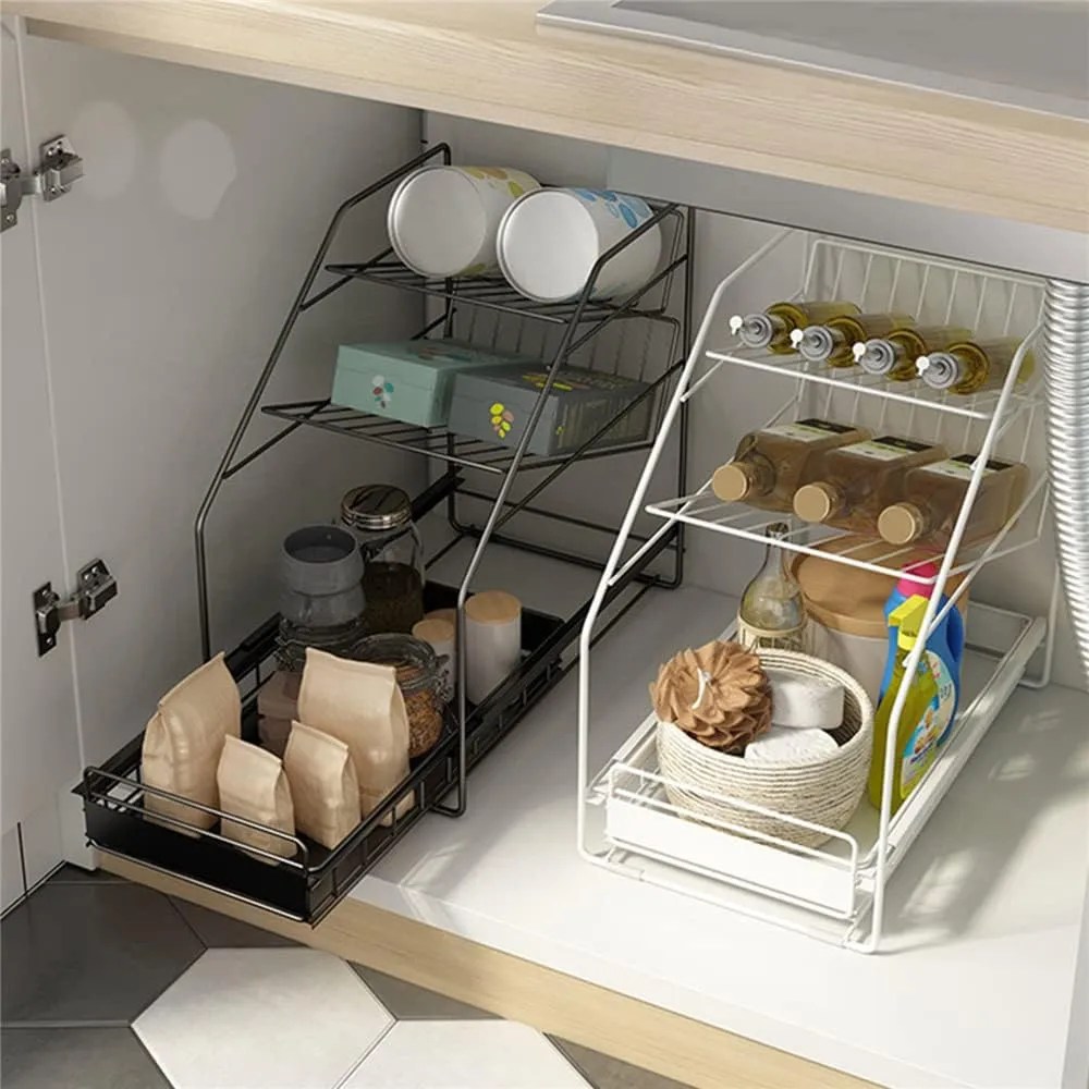 Under Sink Storage White