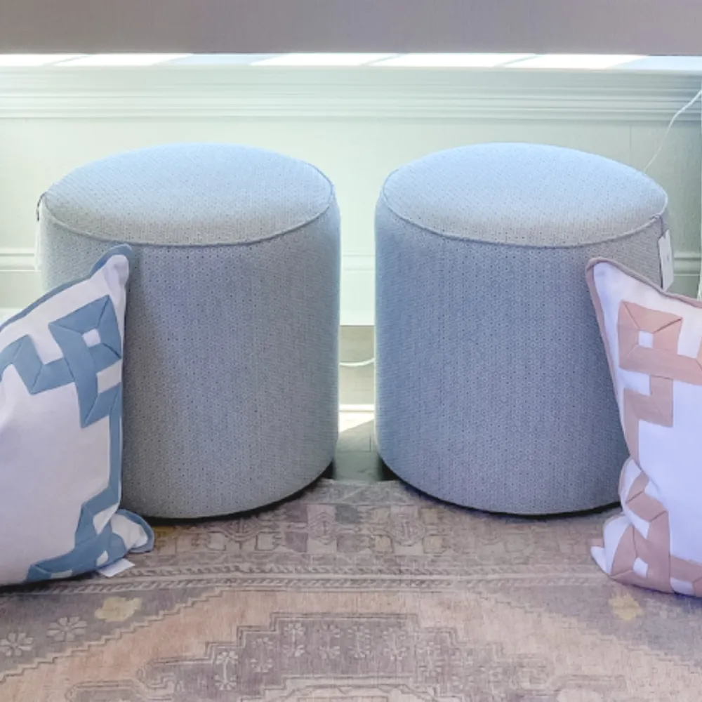 Upholstered Accent Stool