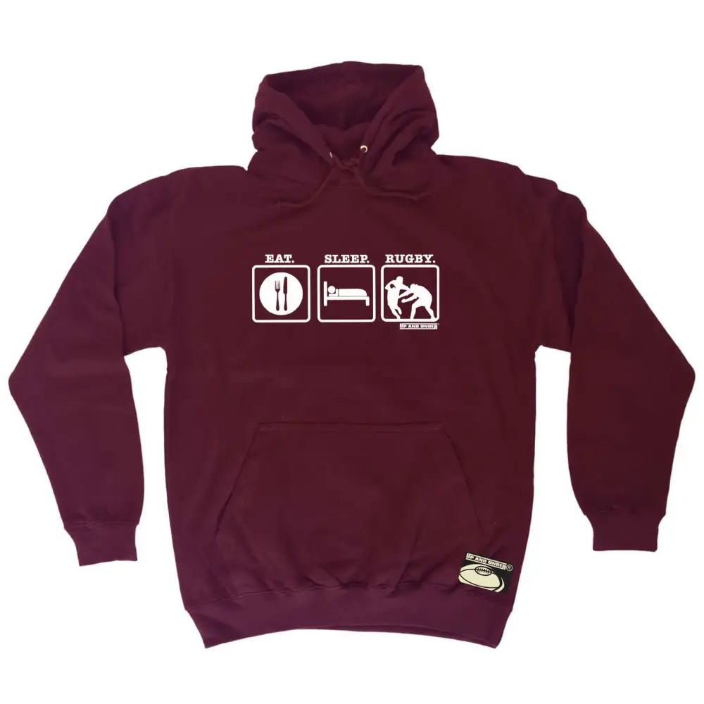 Rugby Routine Graphic Hoodie