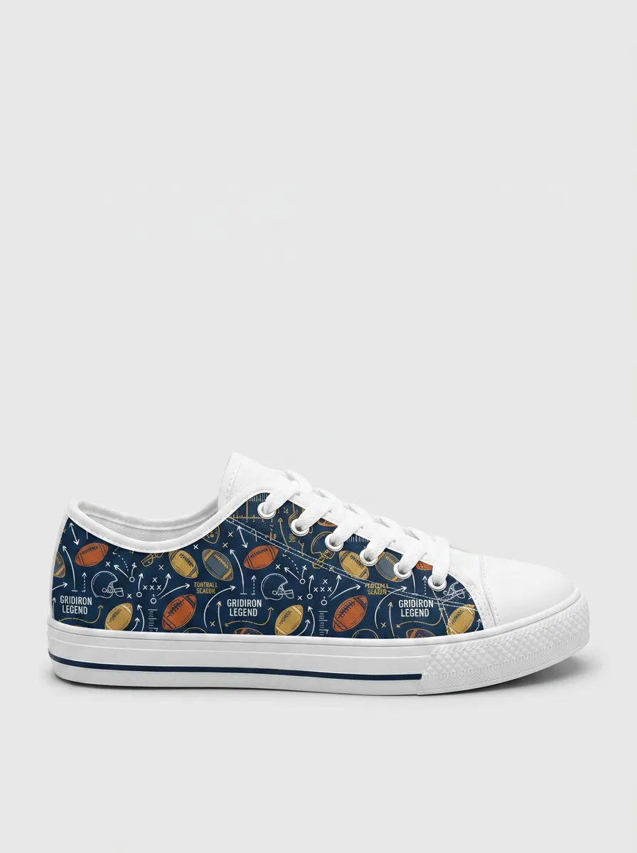 Men's American Football Gridiron Legend Printed Sneakers