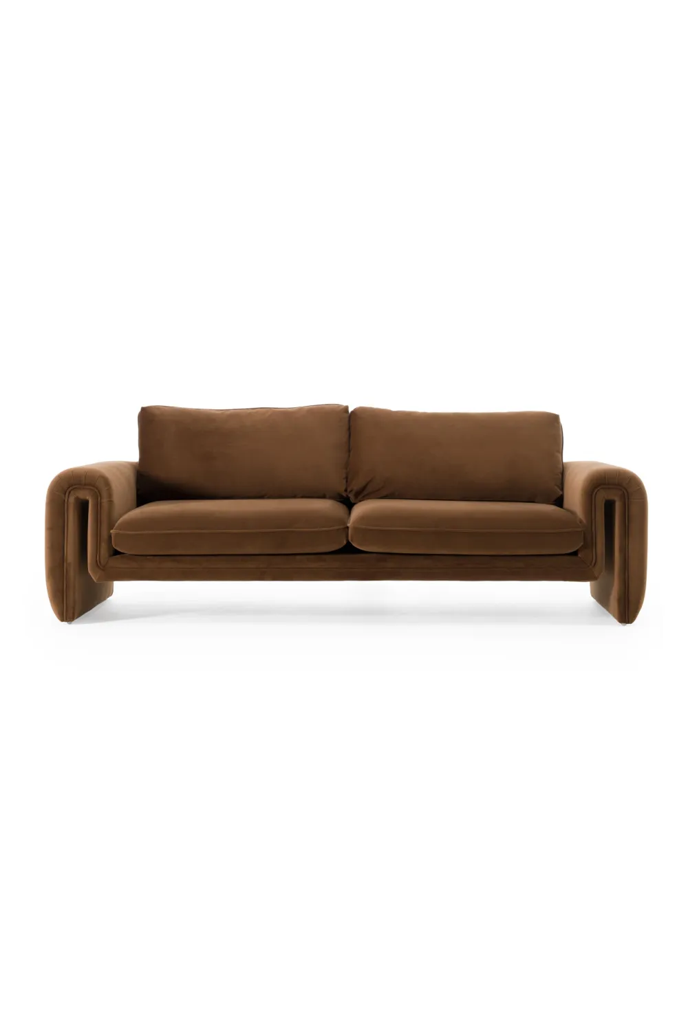 Minimal Velvet Sofa