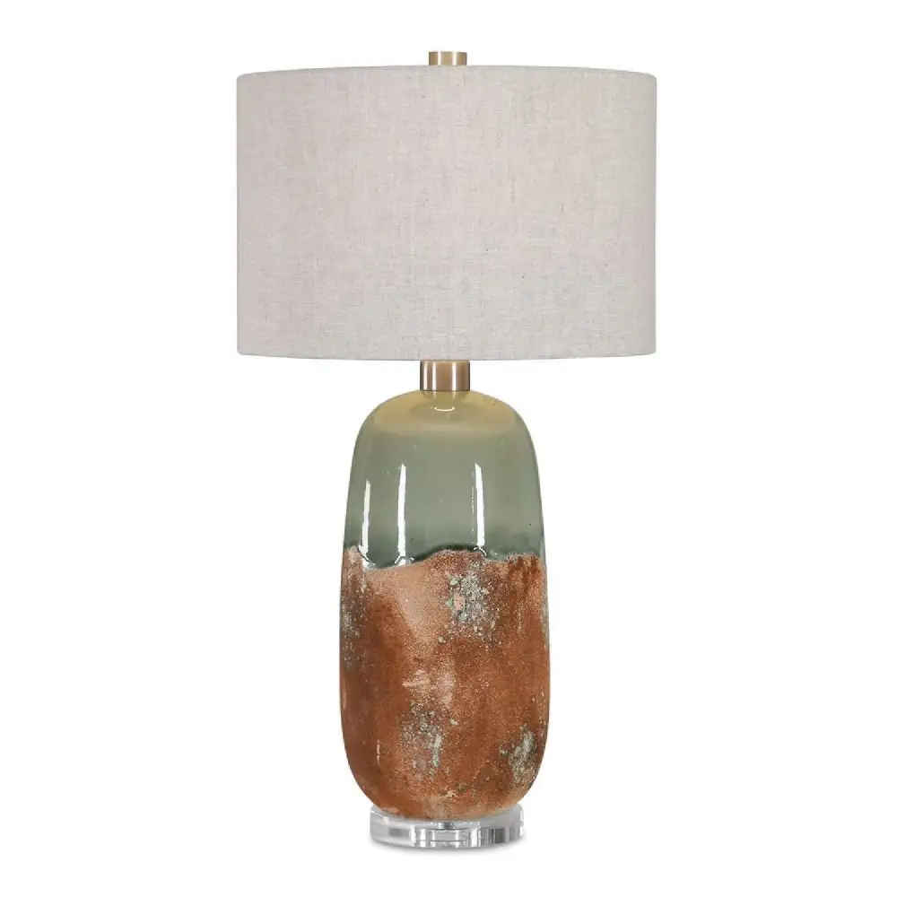 Terracotta & Ceramic Table Lamp