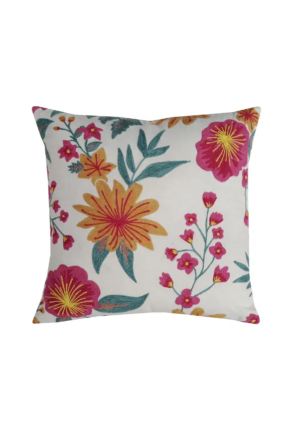 Artisan Floral Decorative Cushion Cover