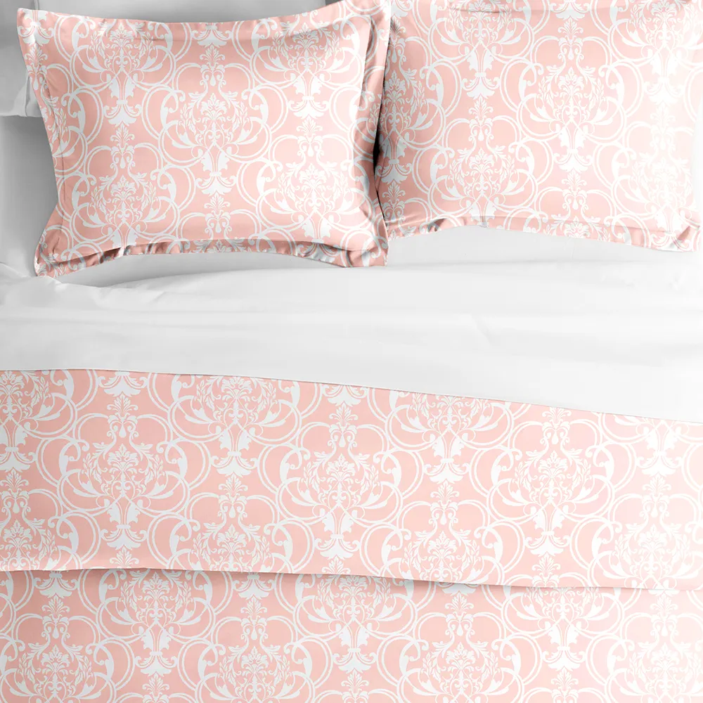 Romantic Damask Pattern Duvet Cover Set