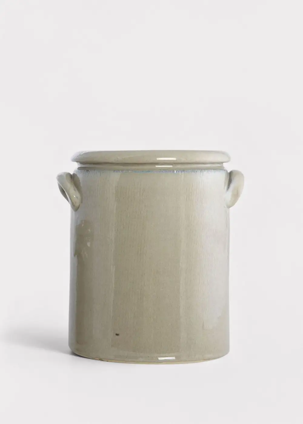 Glossy Clay Flower Crock