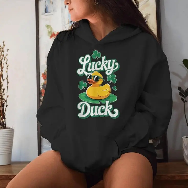 Lucky Duck Women Hoodie