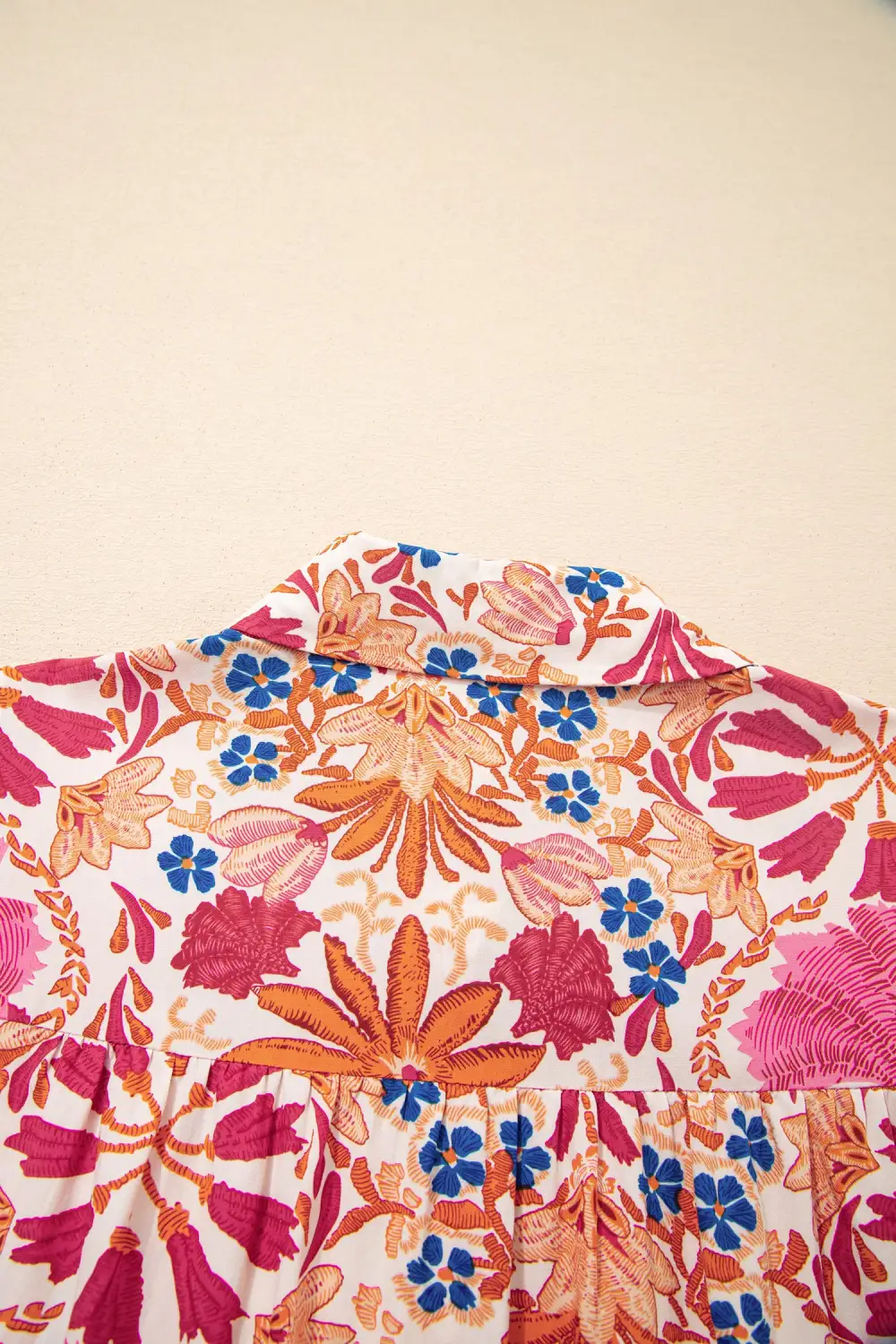 Floral Printed Long Sleeve Mini Dress