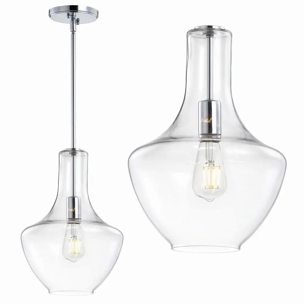 Accent Glass Metal LED Pendant
