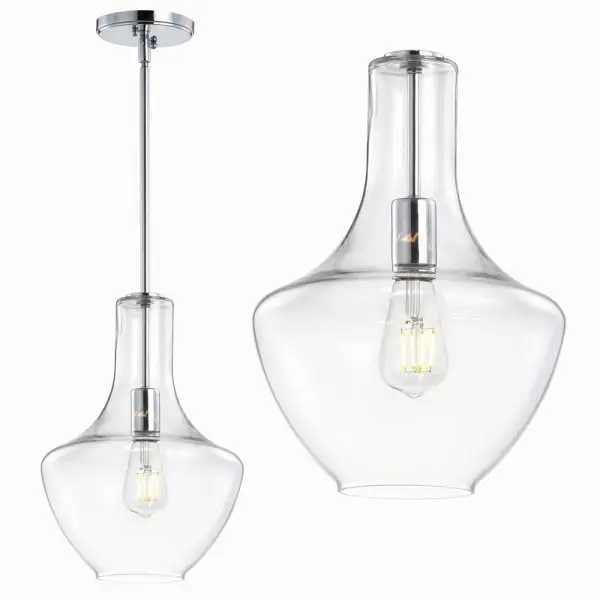 Accent Glass Metal LED Pendant