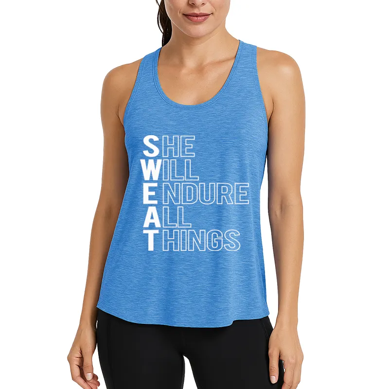 She Will Endure All Things Athletic Tank