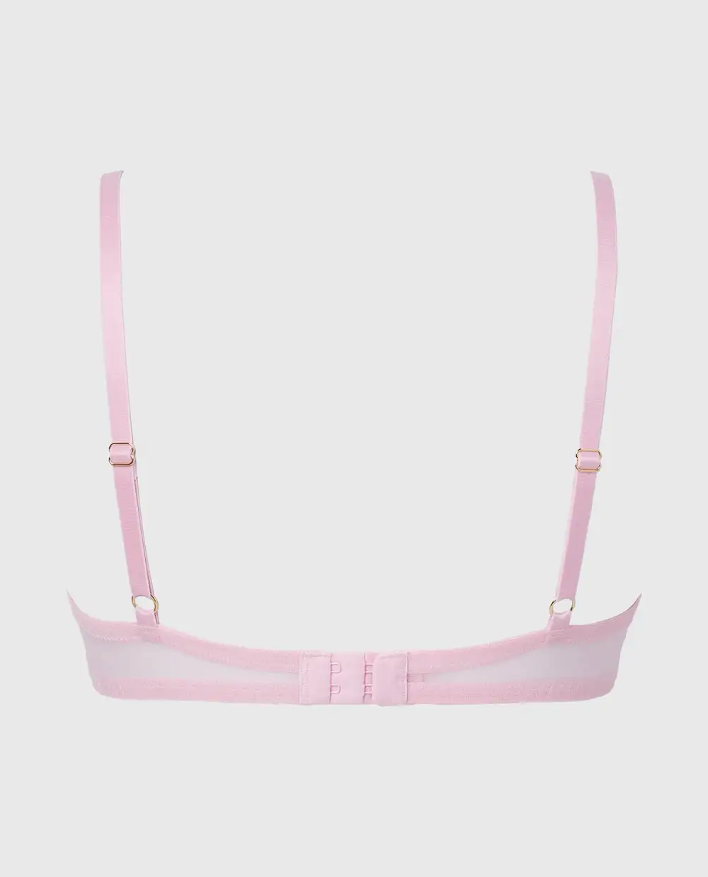 Unlined Plunge Bra With Be Mine Embroidery
