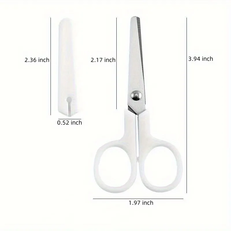 2 Pcs Retractable Office Scissors
