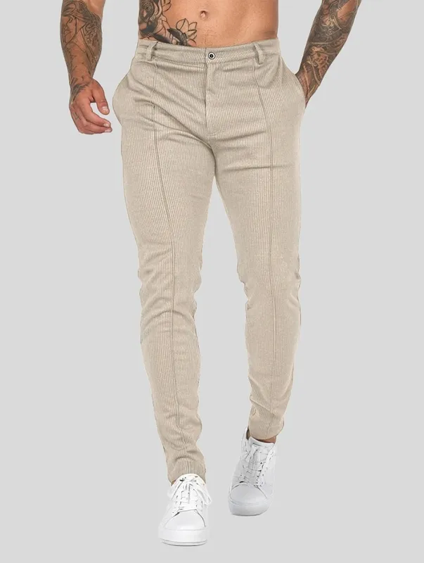 Khaki Modern Fit Pants