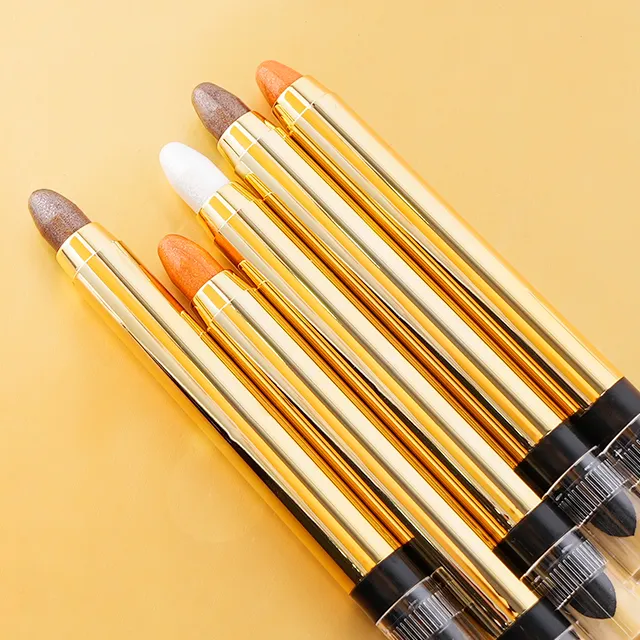 Vegan 2 In 1 Eye Glitter Face Liquid Blush Highlighter Makeup Stick Pen