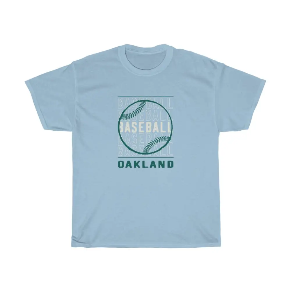 Baseball Oakland with Baseball Graphic T-Shirt