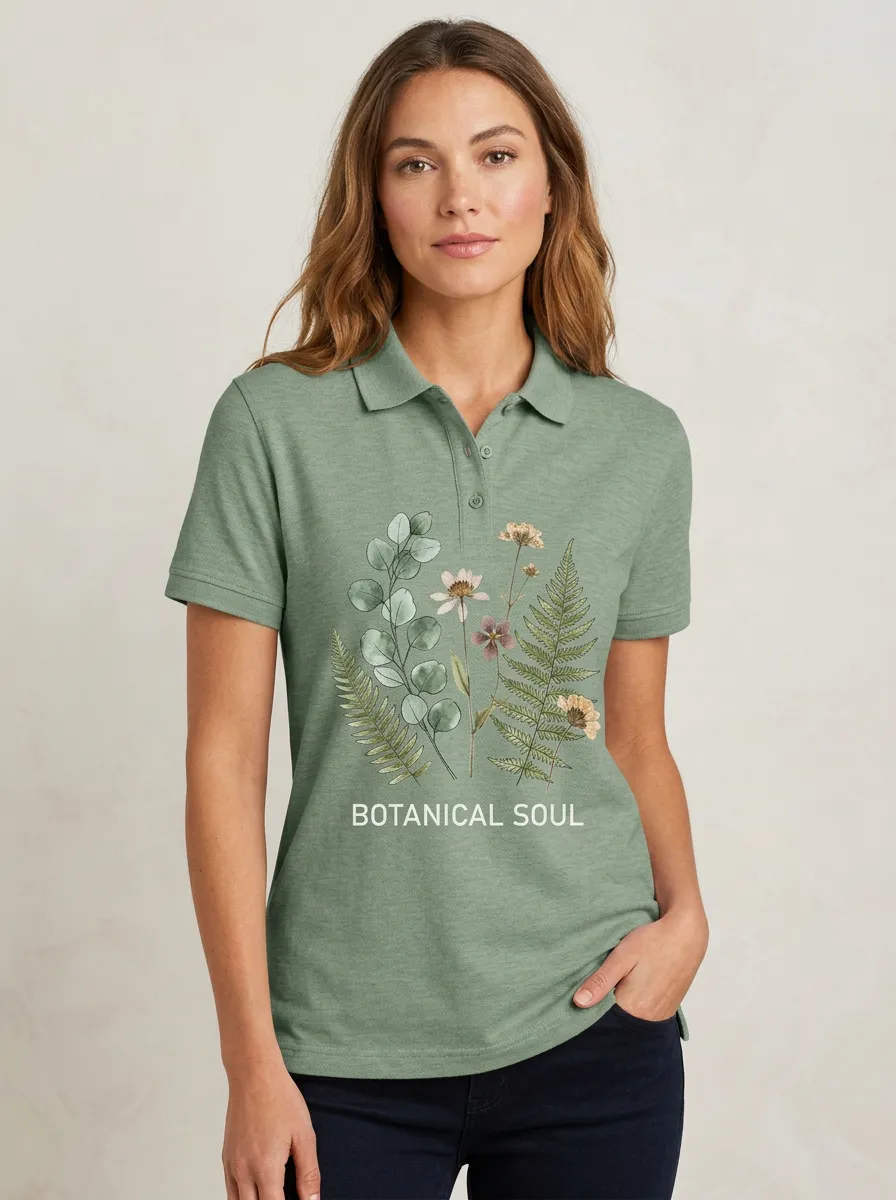 Botanical Soul Nature Casual Shirt Modern