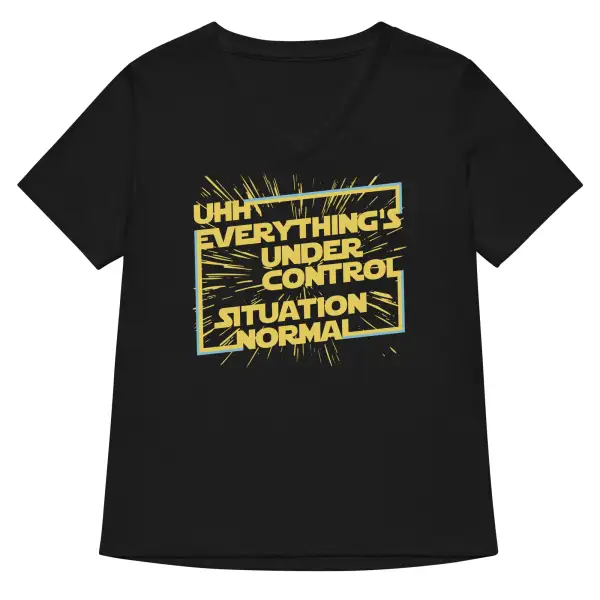 Control Situation Normal V Neck Tee