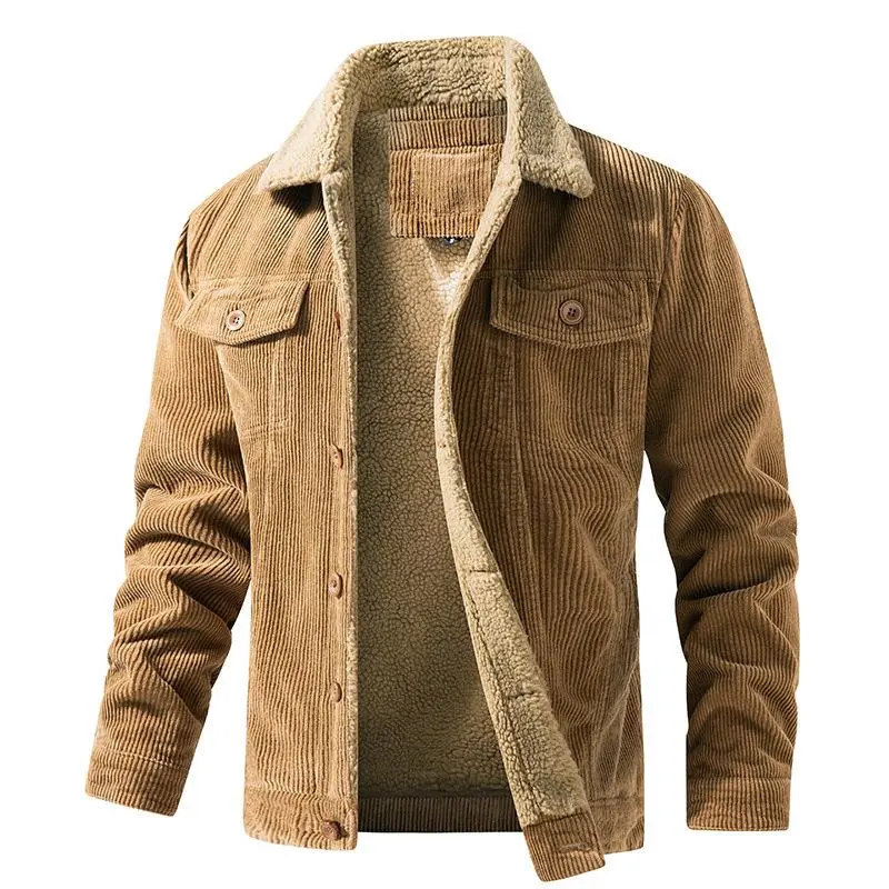 Corduroy Tailored Zip Jacket