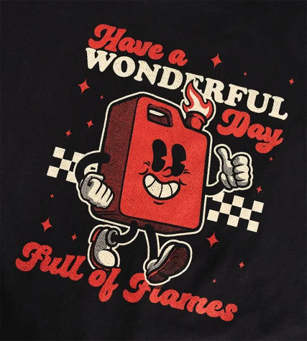 Full of Flames Art Graphic T-Shirt