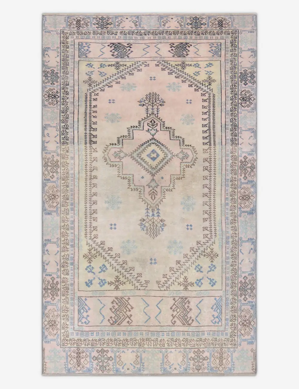 Artisan Striking Turkish Inspired Hand Knotted Wool Area Rug