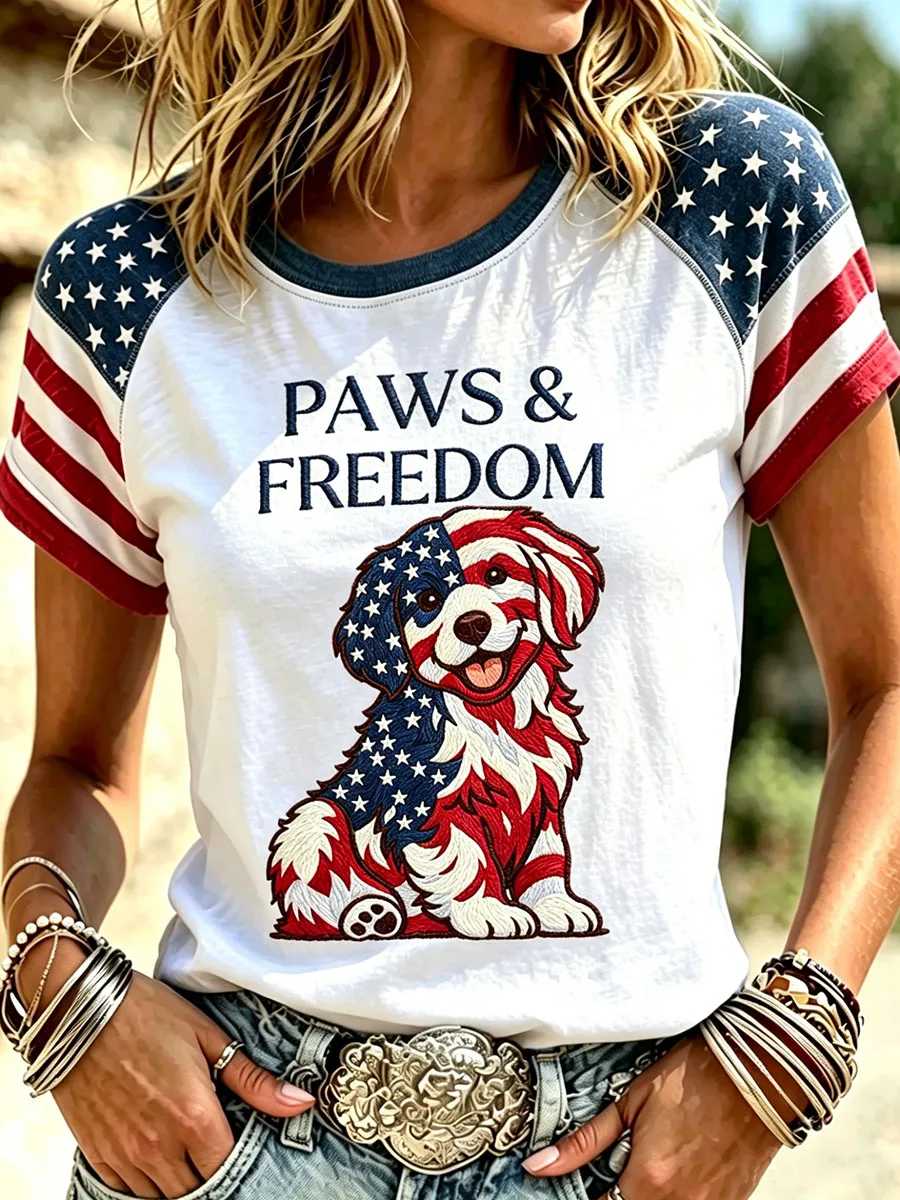 Women's 250th Anniversary Puppy T-Shirt
