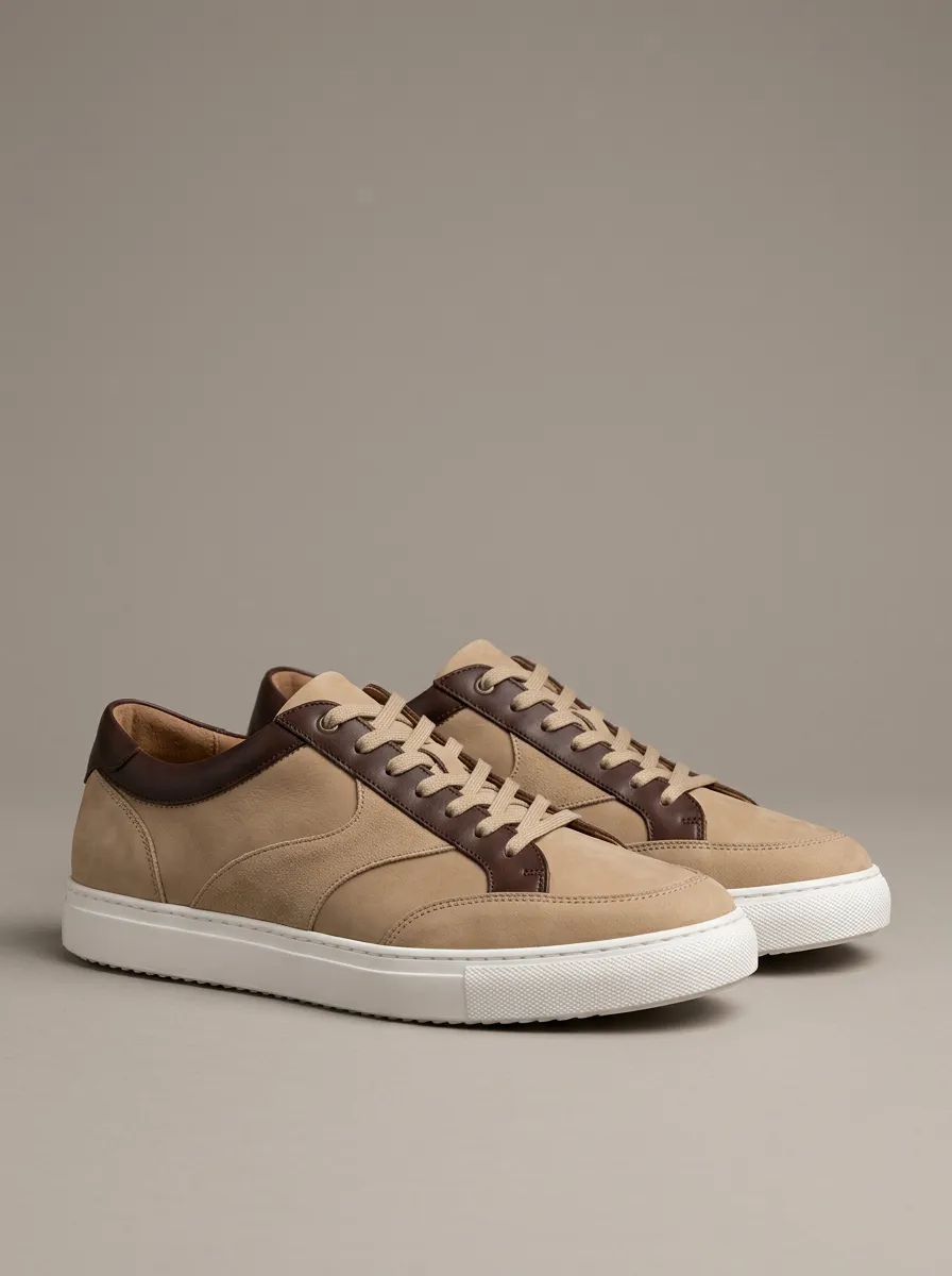 Men's Everyday Suede Leather Casual Sneakers