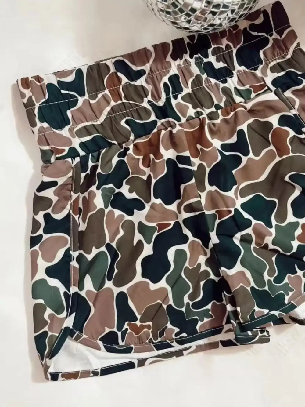Utility Elastic Waist Shorts