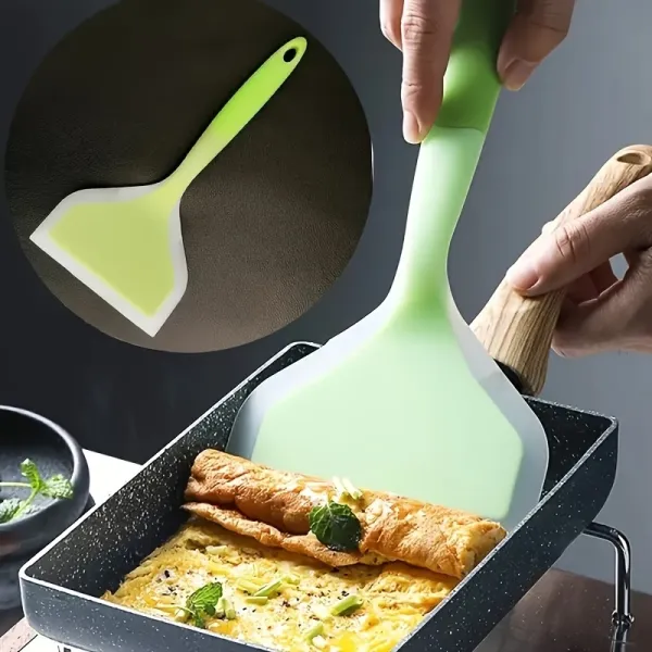 Heat-Resistant Silicone Cooking Spatula