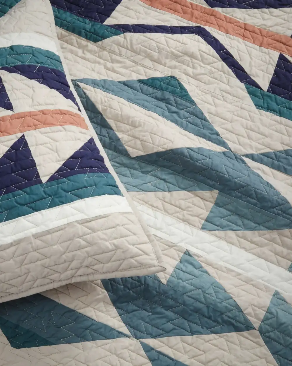 Balanced Quilted Cotton Quilt Set