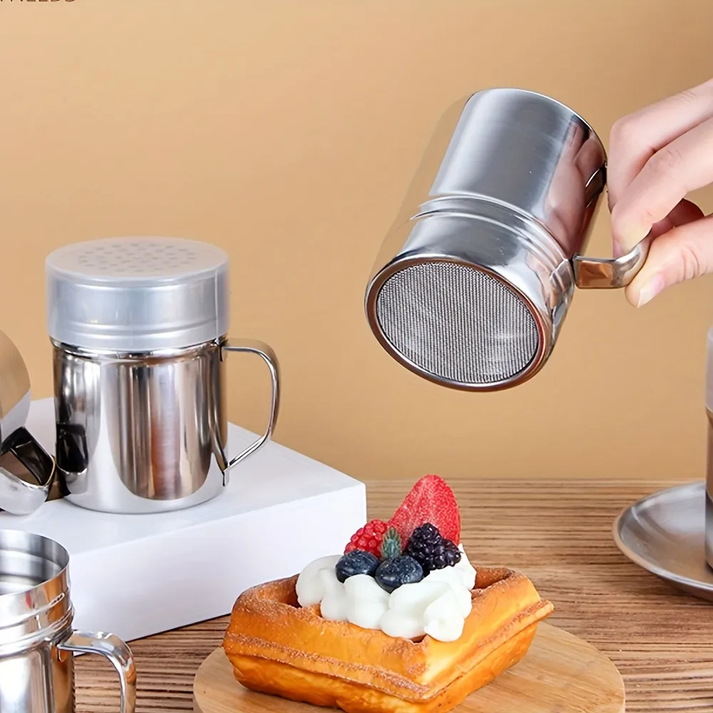 Multi-Use Stainless Steel Powder Dispenser