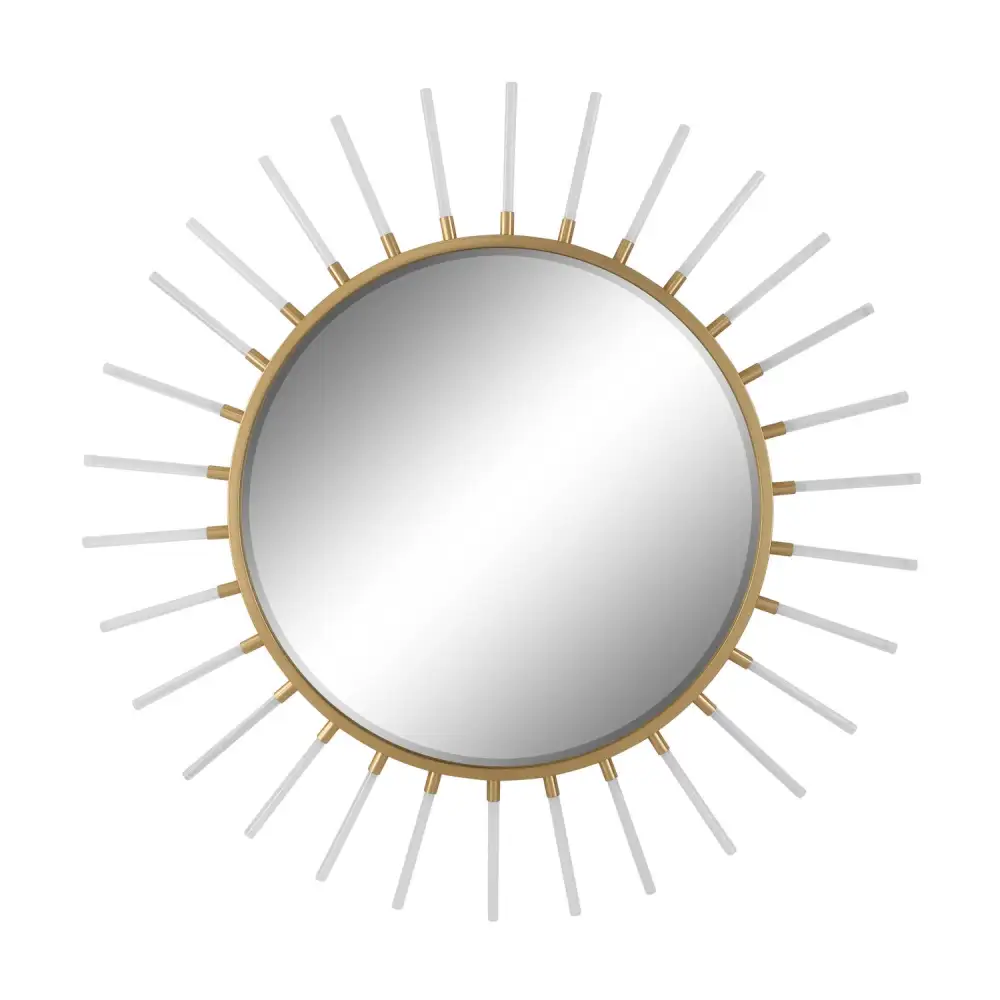 Sunburst Round Mirror