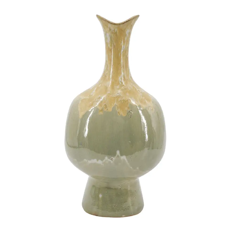 Reactive Glazed Vase