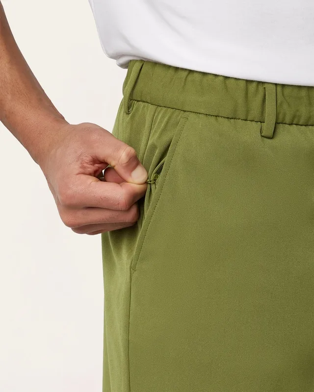 Straight Everyday Pants Olive