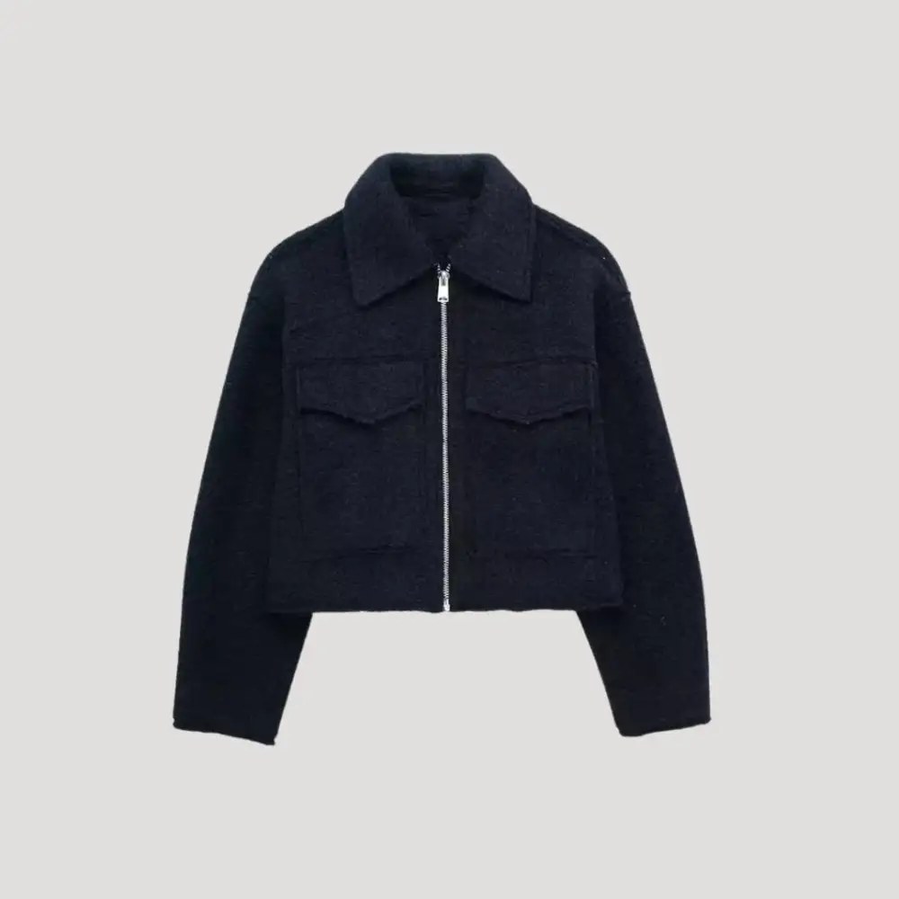Cropped Women's Coat