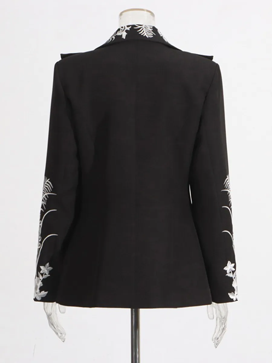 Rosamund Vintage Embroidered Blazer