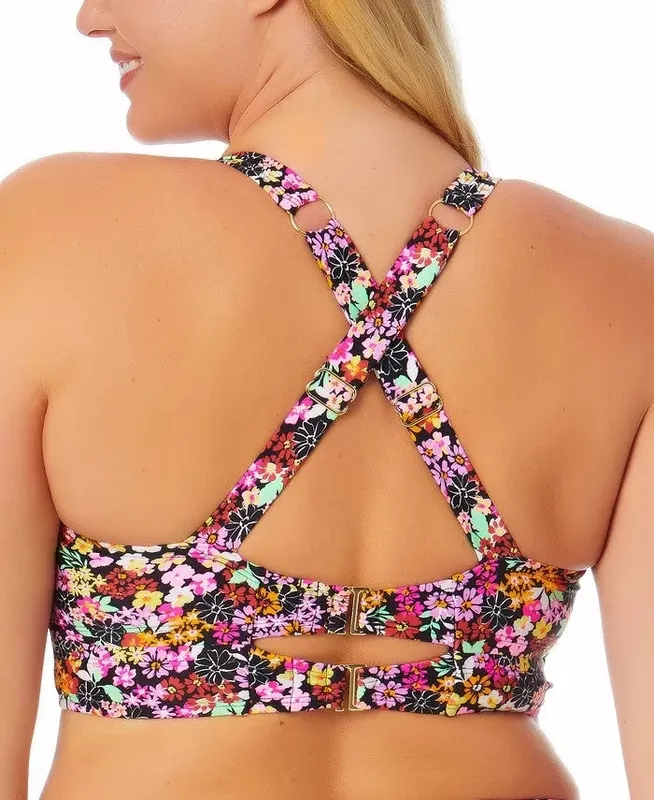 Ditsy Printed Floral Bikini Top