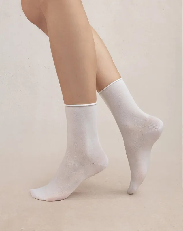 Cotton Velvet Twin Pack Socks