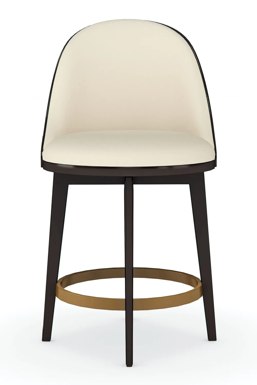 Refined Leather Vegan-Leather Counter Stool
