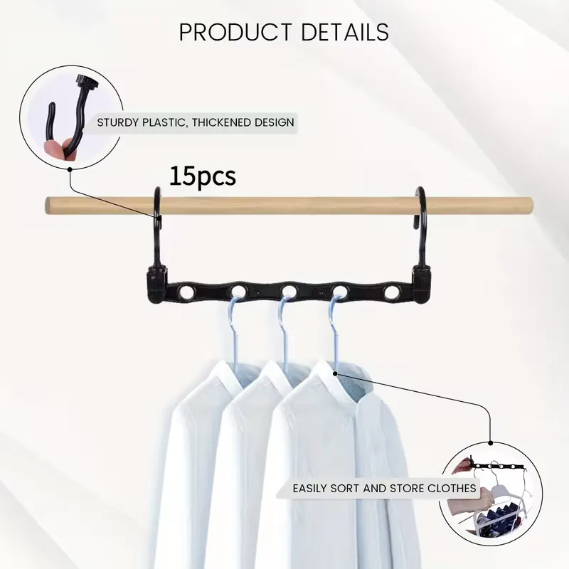 Sturdy Plastic Clothes Hanger