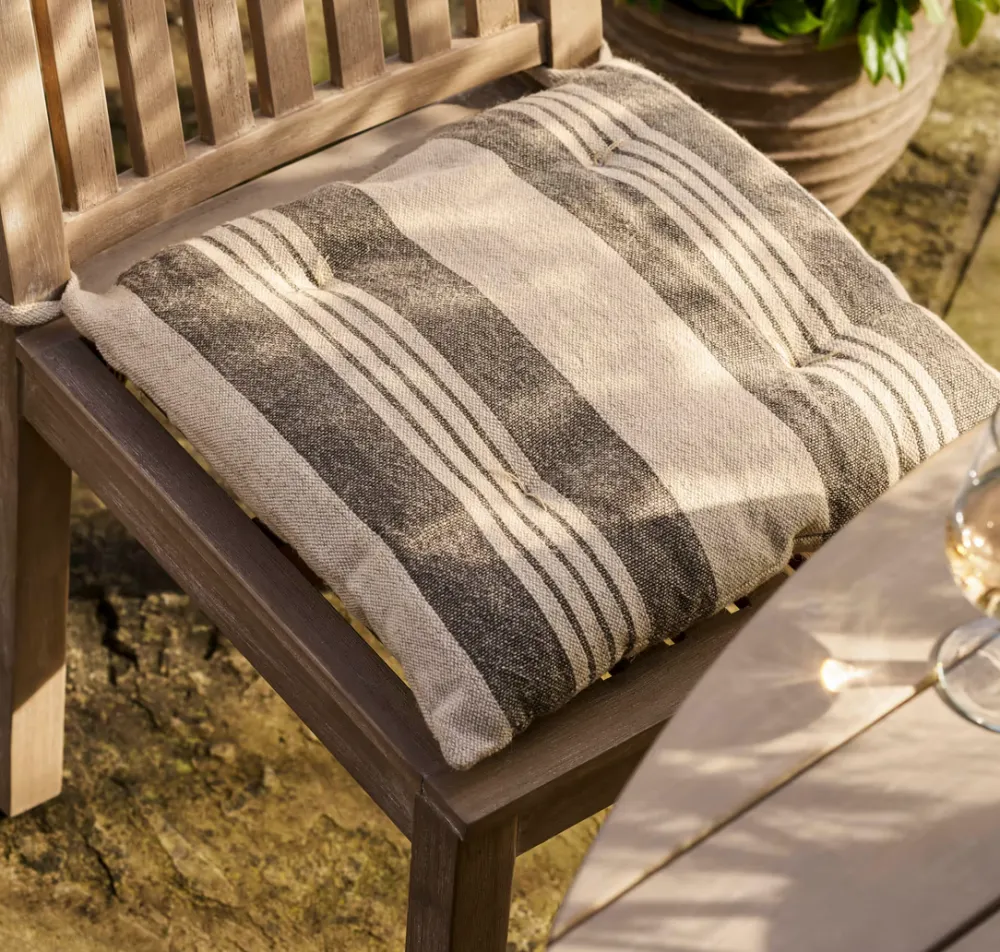 Striped Dining Seat Pad