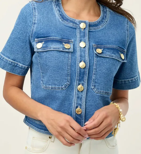 Button Up Denim Jacket