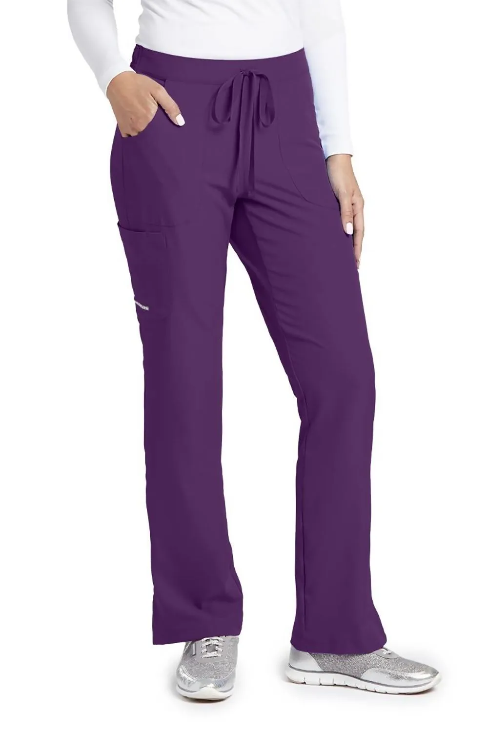 Women's Flat Front Beauty Healthcare Scrub Trousers