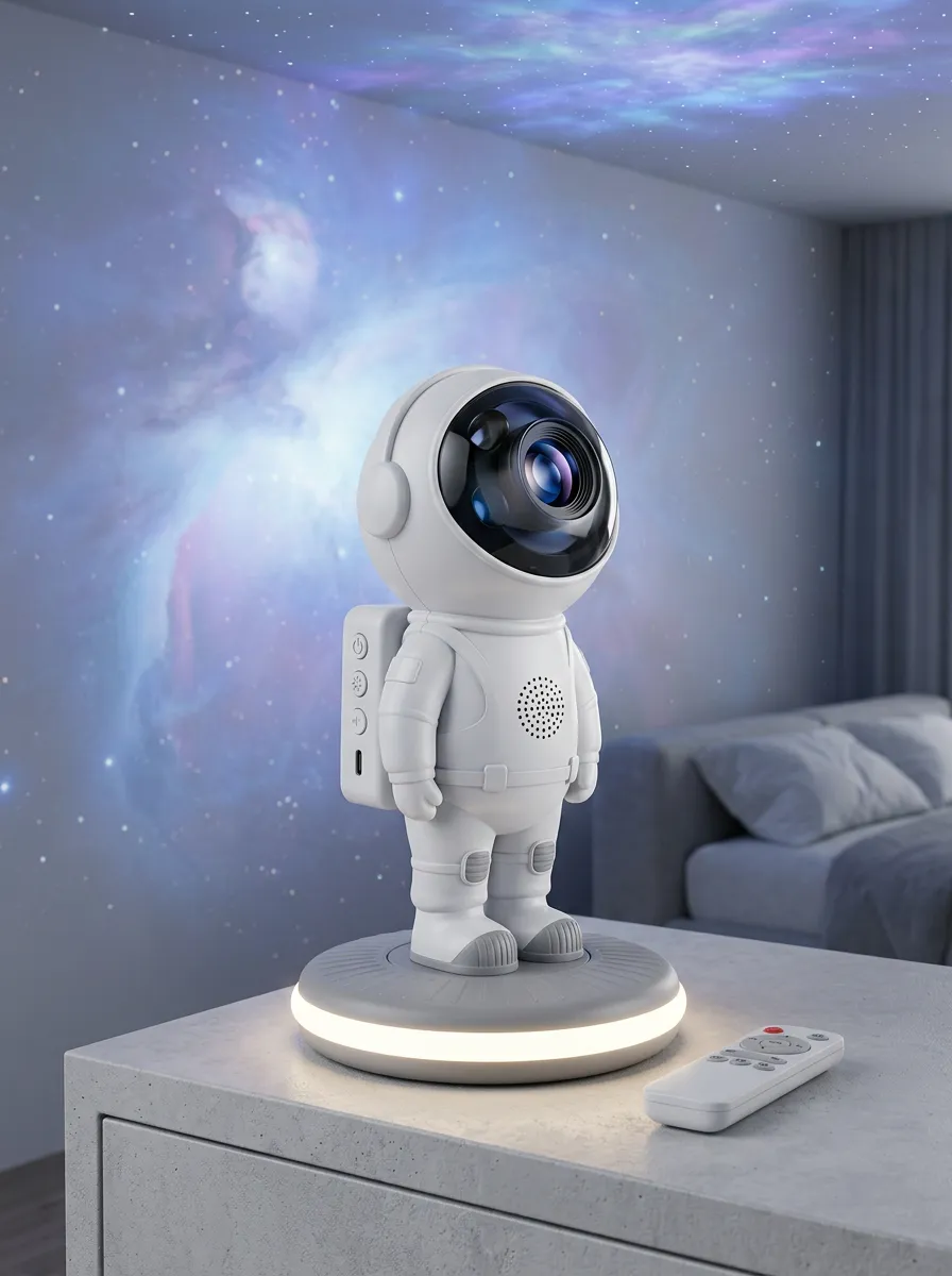 Astronaut Galaxy Nebula Projector Night Light for Bedroom Ambience
