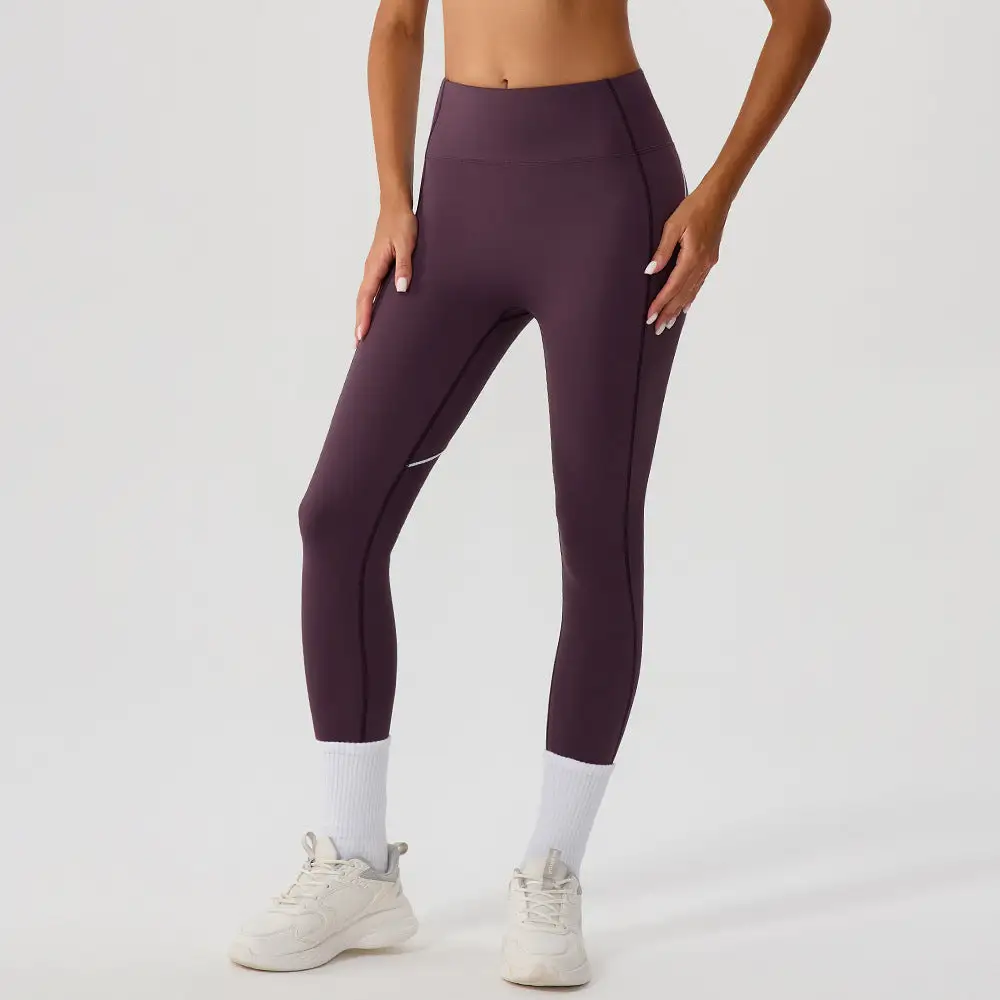 Contrast Back Trim Leggings